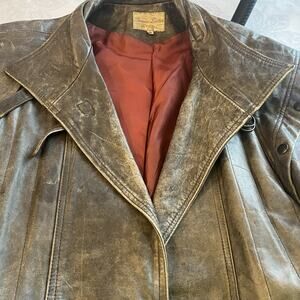 Rare “Mad Max” Themed 1980’s Leather Jacket - Made in the USA - Sm